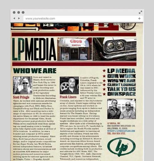 LP Media Studios Branding